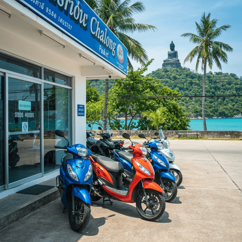 PMR Chalong Branch - Premium scooter rental shop near Big Buddha, Phuket